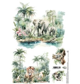 ALCHEMY OF ART ALCHEMY OF ART WILD ADVENTURES 01 A4 RICE PAPER