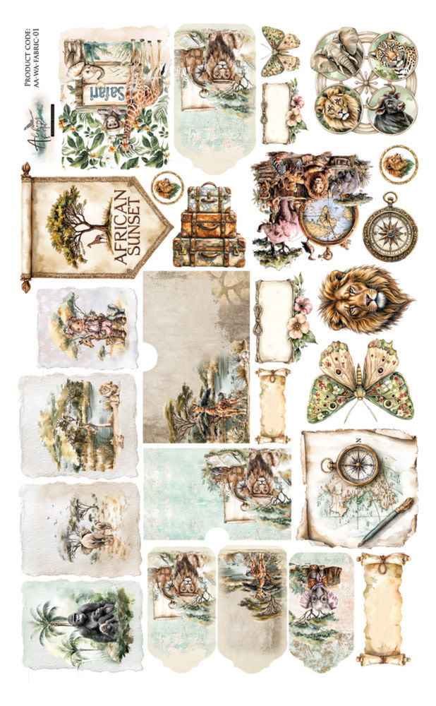 ALCHEMY OF ART ALCHEMY OF ART WILD ADVENTURES FABRIC EXTRAS