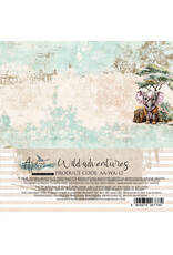 ALCHEMY OF ART ALCHEMY OF ART WILD ADVENTURES 6x6 PAPER PACK 24 SHEETS