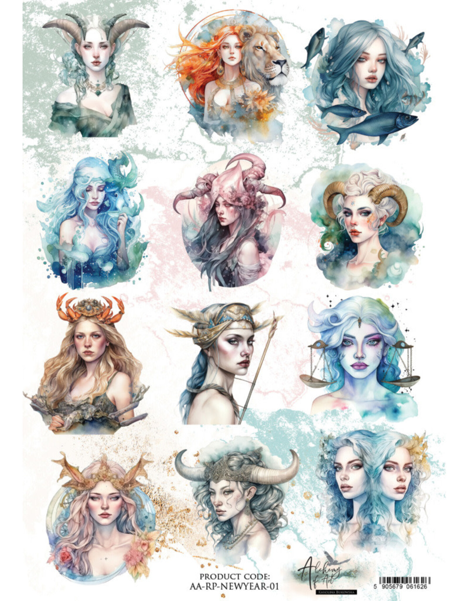 ALCHEMY OF ART ALCHEMY OF ART NEW YEAR A4 RICE PAPER