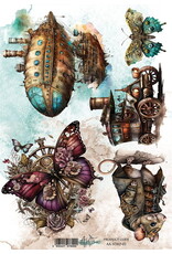 ALCHEMY OF ART ALCHEMY OF ART STEAMPUNK DREAMS 02 A4 RICE PAPER