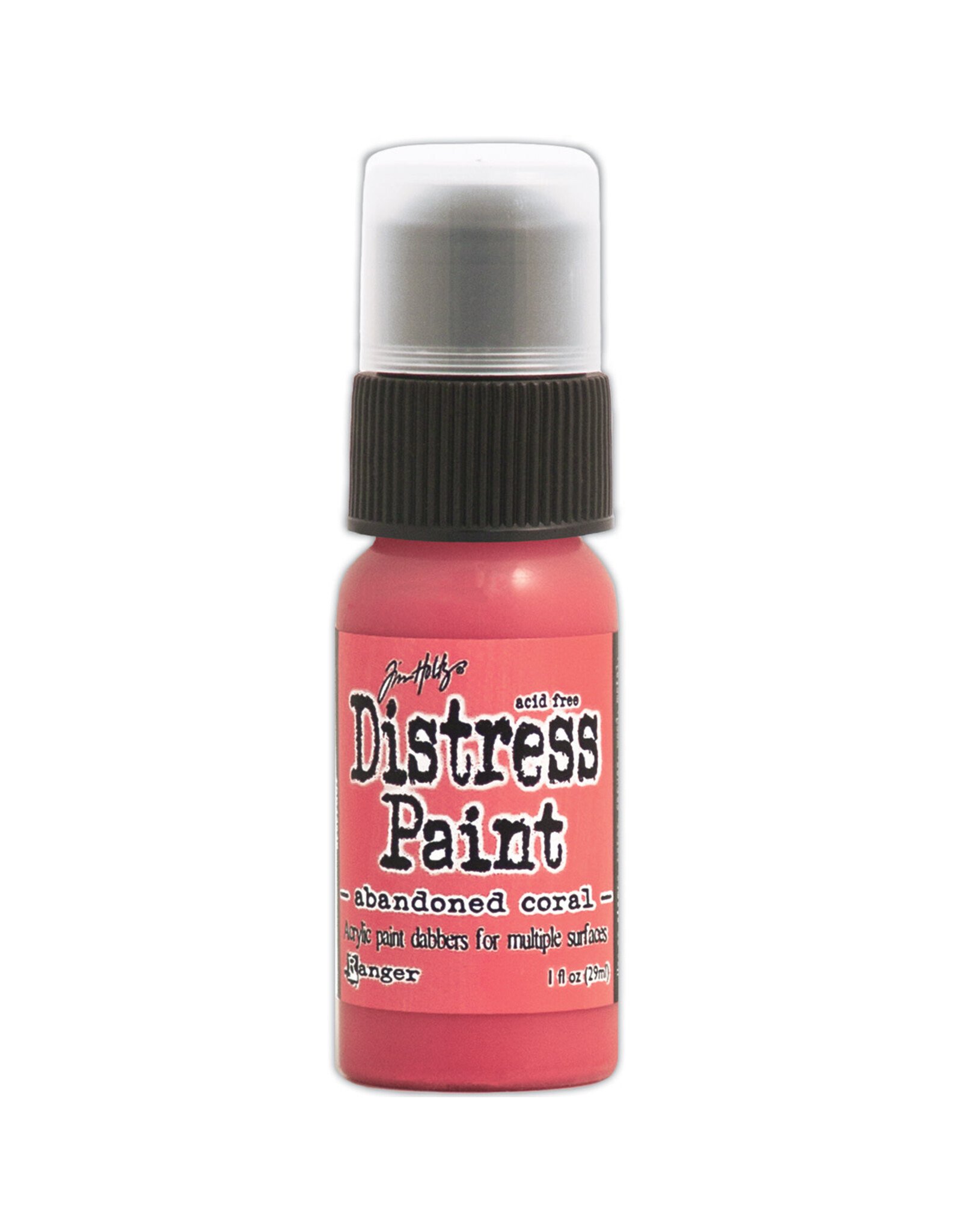RANGER TIM HOLTZ DISTRESS PAINT DABBER ABANDONED CORAL 1OZ