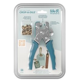 WE R MEMORY KEEPERS WE R MEMORY KEEPERS CROP-A-DILE OVAL HOLE PUNCH & EYELET SETTER + 25 EYELETS