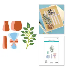 SPELLBINDERS SPELLBINDERS LISA HORTON CONTAINERS AND FOLIAGE ETCHED DIE SET