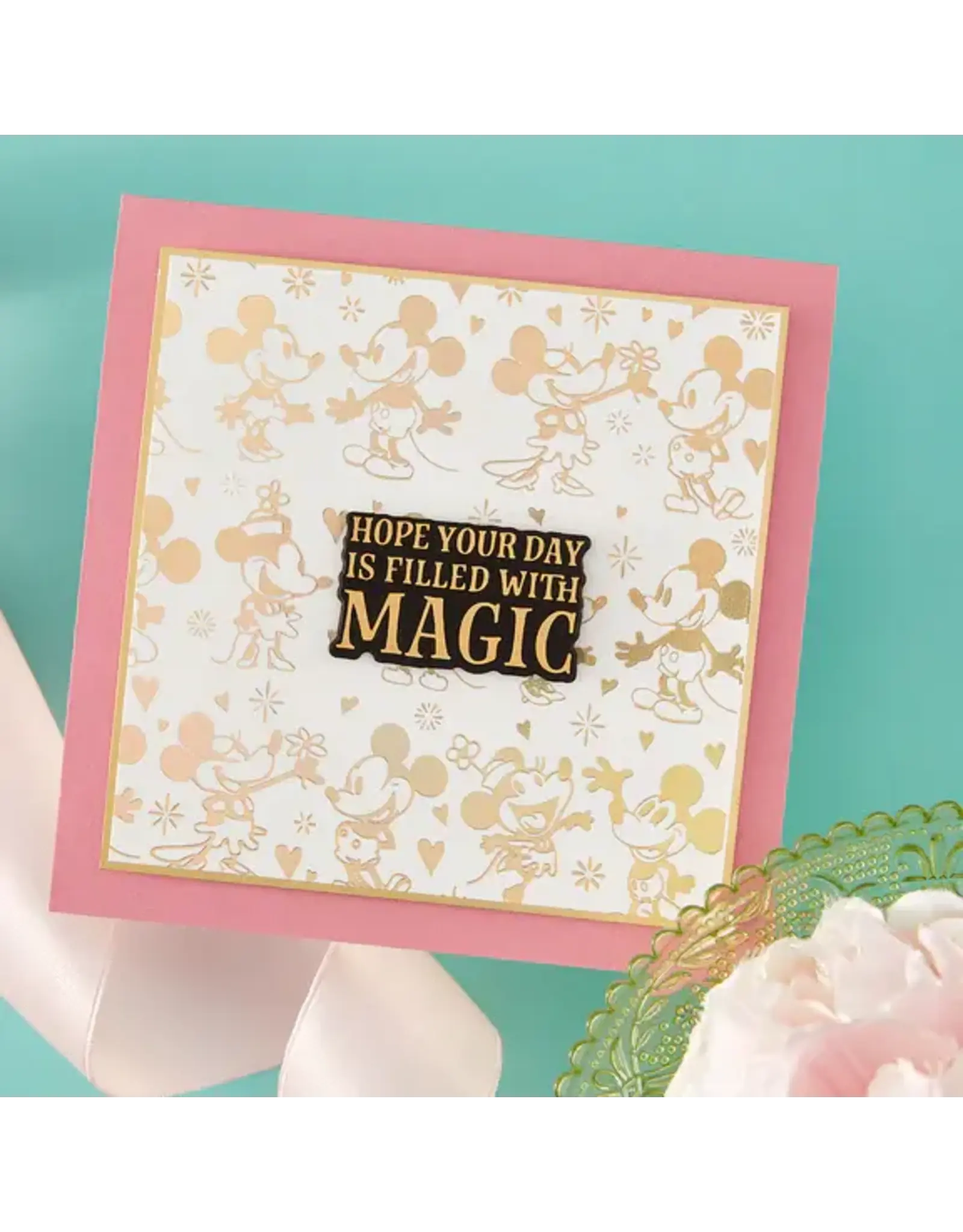SPELLBINDERS SPELLBINDERS BETTERPRESS CLASSIC MOUSE WEDDING SENTIMENTS PRESS + FOIL PLATE BUNDLE