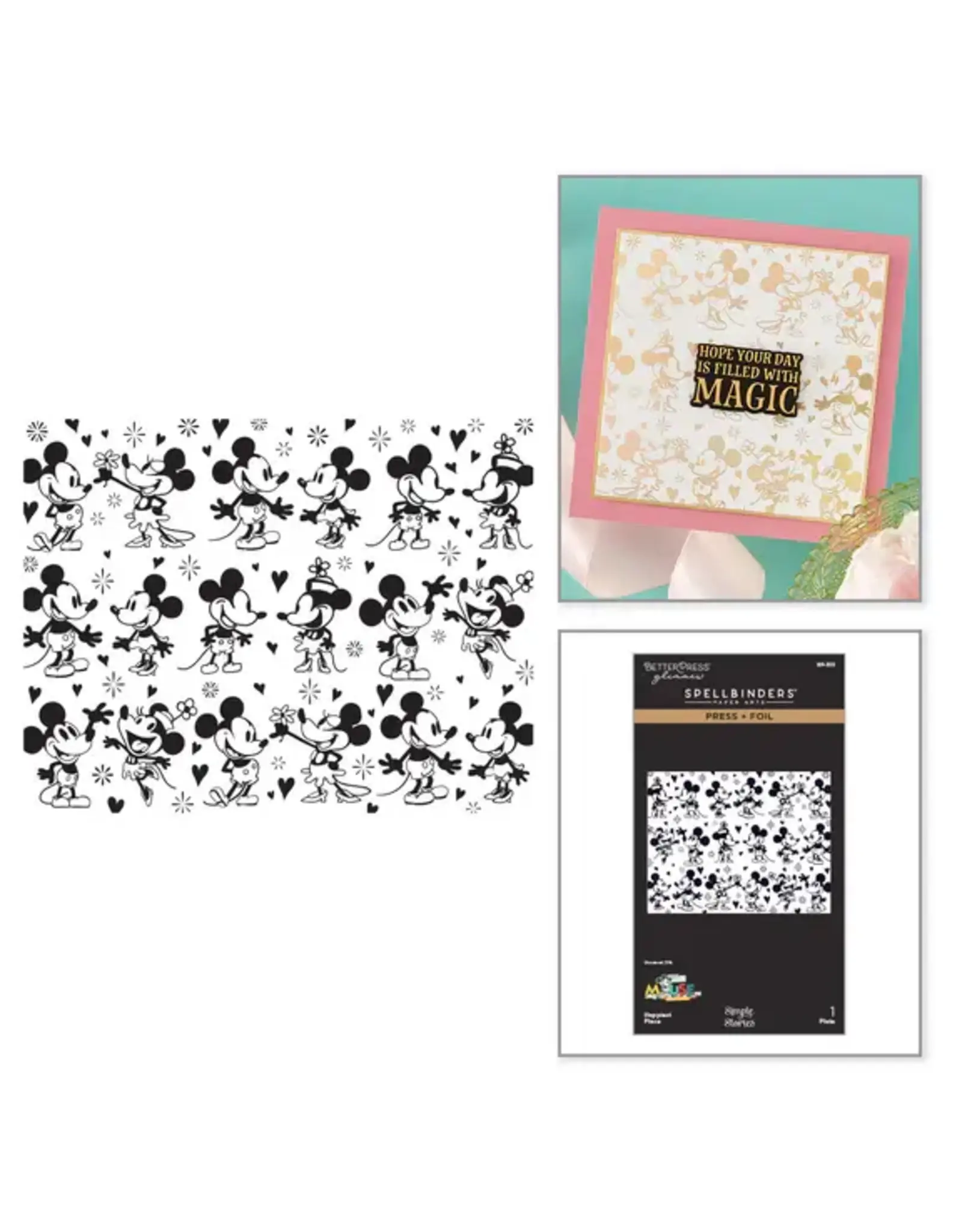 SPELLBINDERS SPELLBINDERS BETTERPRESS HAPPIEST PLACE PRESS + FOIL PLATE
