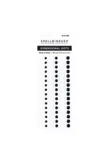 SPELLBINDERS SPELLBINDERS BLACK & WHITE DIMENSIONAL ENAMEL DOTS