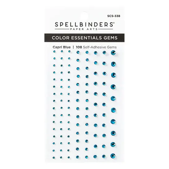 SPELLBINDERS SPELLBINDERS CAPRI BLUE COLOR ESSENTIALS GEMS