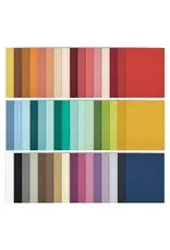 SPELLBINDERS SPELLBINDERS FULL 48 COLORWHEEL CARDSTOCK PACK A2 PANELS