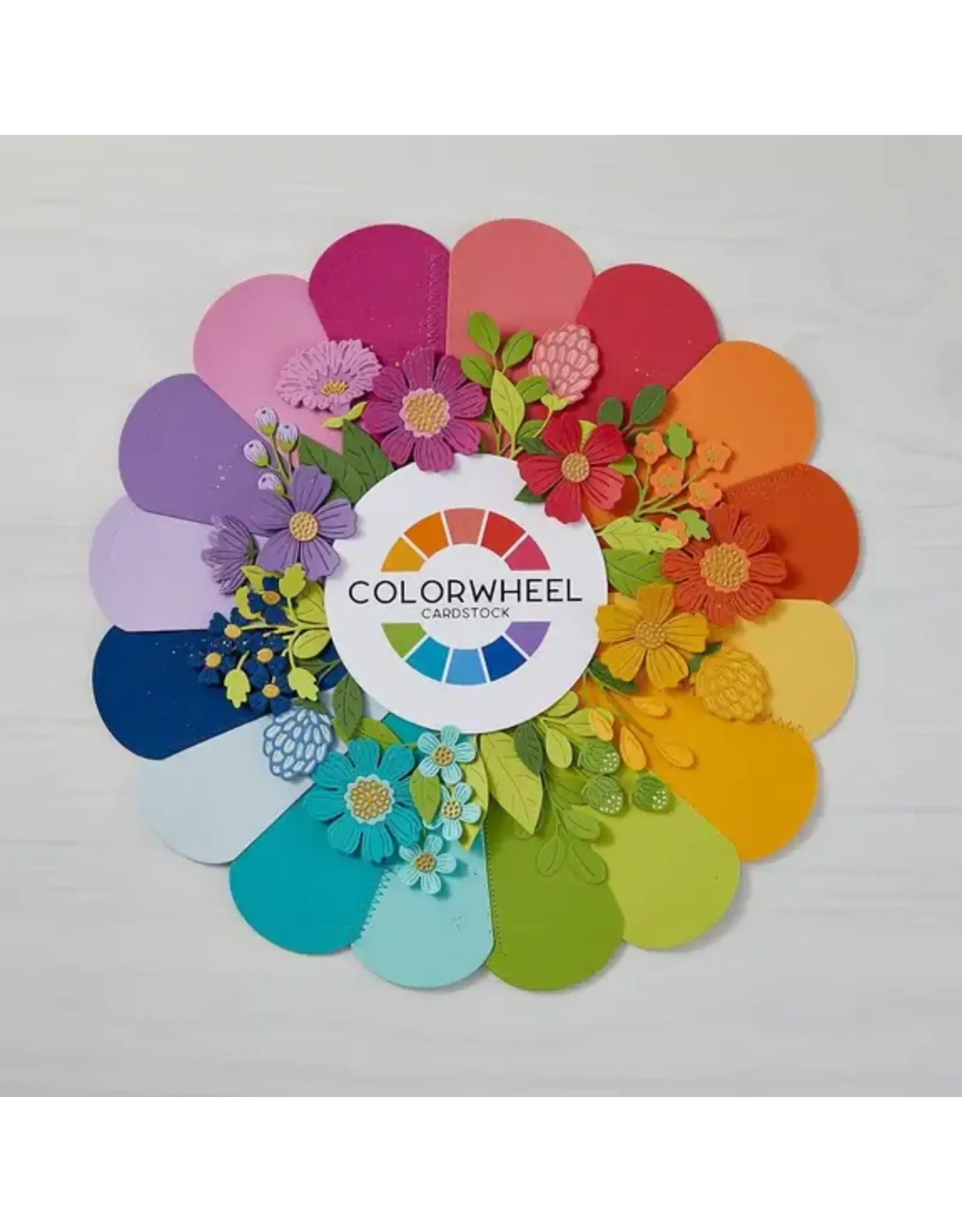 SPELLBINDERS SPELLBINDERS FULL 48 COLORWHEEL CARDSTOCK PACK A2 PANELS