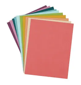 SPELLBINDERS SPELLBINDERS RAINBOW HUES ASSORTMENT COLORWHEEL CARDSTOCK 8.5x11 20/PK