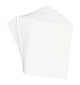 SPELLBINDERS SPELLBINDERS CLASSIC WHITE COLORWHEEL CARDSTOCK 8.5x11 10/PK