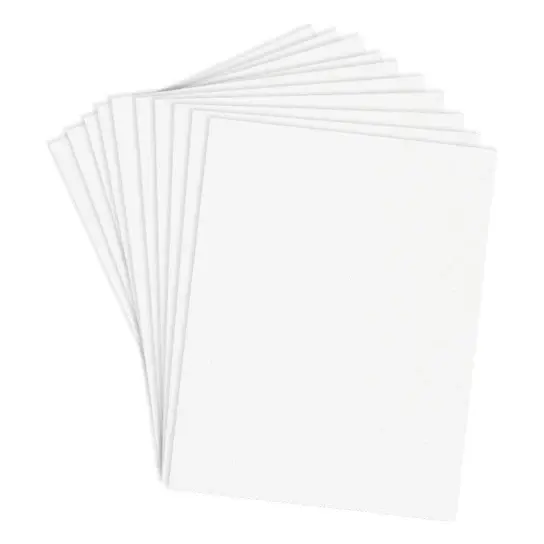 SPELLBINDERS SPELLBINDERS CLASSIC WHITE COLORWHEEL CARDSTOCK 8.5x11 10/PK