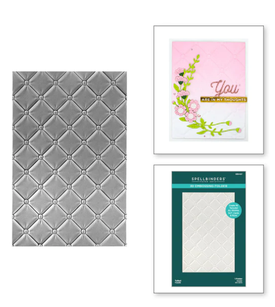 SPELLBINDERS SPELLBINDERS TUFTED 3D EMBOSSING FOLDER