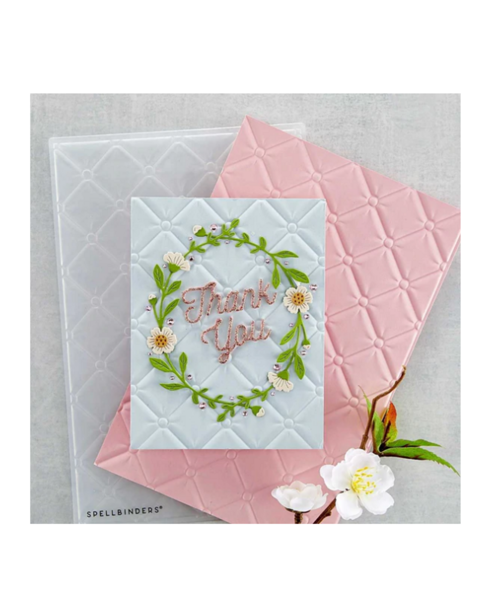 SPELLBINDERS SPELLBINDERS TUFTED 3D EMBOSSING FOLDER