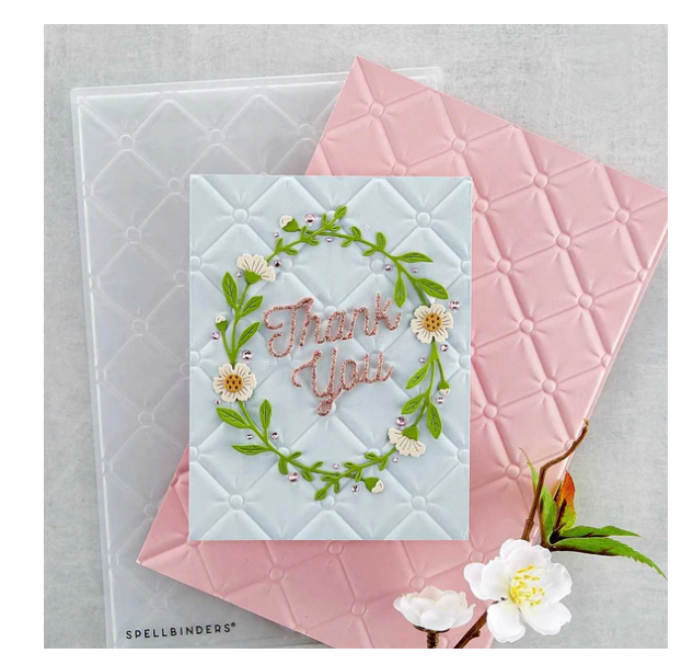 SPELLBINDERS SPELLBINDERS TUFTED 3D EMBOSSING FOLDER