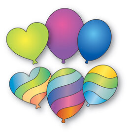 MEMORY BOX MEMORY BOX WAVY BALLOONS DIE SET