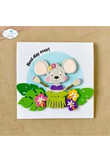 ELIZABETH CRAFT DESIGNS ELIZABETH CRAFT DESIGNS CUTE & WHIMSICAL DESTINATION FUN ALOHA ACCESSORIES DIE SET