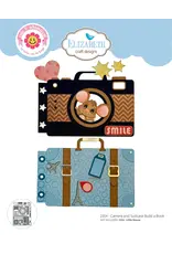 ELIZABETH CRAFT DESIGNS ELIZABETH CRAFT DESIGNS CUTE & WHIMSICAL DESTINATION FUN CAMERA AND SUITCASE BUILD A BOOK DIE SET
