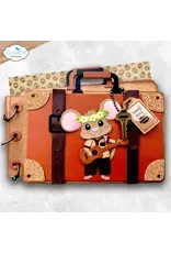 ELIZABETH CRAFT DESIGNS ELIZABETH CRAFT DESIGNS CUTE & WHIMSICAL DESTINATION FUN CAMERA AND SUITCASE BUILD A BOOK DIE SET