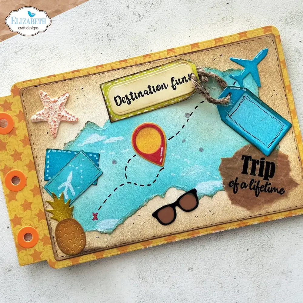 ELIZABETH CRAFT DESIGNS ELIZABETH CRAFT DESIGNS CUTE & WHIMSICAL DESTINATION FUN SENTIMENTS CLEAR STAMP SET