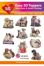 HEARTY CRAFTS HEARTY CRAFTS CATS & DOGS EASY 3D TOPPERS