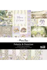 PAPER ROSE PAPER ROSE PETALS & PANSIES 12x12 PAPER COLLECTION