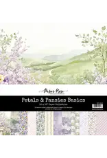 PAPER ROSE PAPER ROSE PETALS & PANSIES 12x12 BASICS PAPER COLLECTION