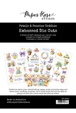 PAPER ROSE PAPER ROSE PETALS & PANSIES TEDDIES EMBOSSED DIE CUTS