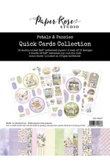 PAPER ROSE PAPER ROSE PETALS & PANSIES 6x8 QUICK CARDS COLLECTION
