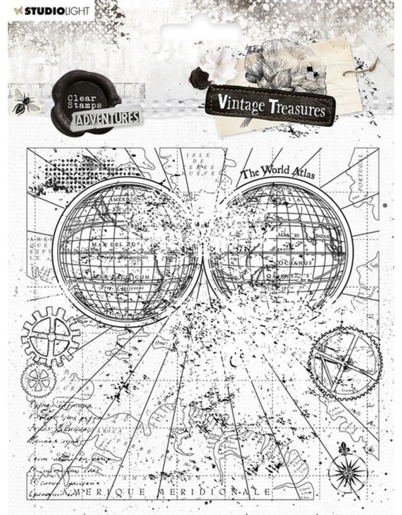 STUDIOLIGHT STUDIOLIGHT VINTAGE TREASURES ADVENTURES CLEAR STAMP