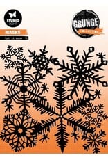 STUDIOLIGHT STUDIOLIGHT GRUNGE COLLECTION LET IT SNOW 6x6 STENCIL