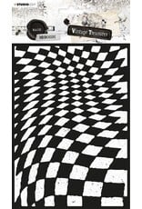 STUDIOLIGHT STUDIOLIGHT VINTAGE TREASURES CHECKERED STENCIL