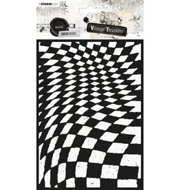 STUDIOLIGHT STUDIOLIGHT VINTAGE TREASURES CHECKERED STENCIL