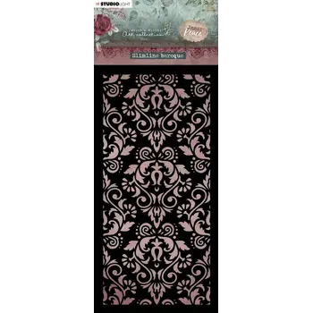 STUDIOLIGHT STUDIOLIGHT JENINE'S MINDFUL ART COLLECTION INNER PEACE SLIMLINE BAROQUE STENCIL