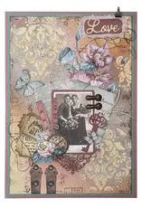 STUDIOLIGHT STUDIOLIGHT JENINE'S MINDFUL ART COLLECTION INNER PEACE SLIMLINE BAROQUE STENCIL