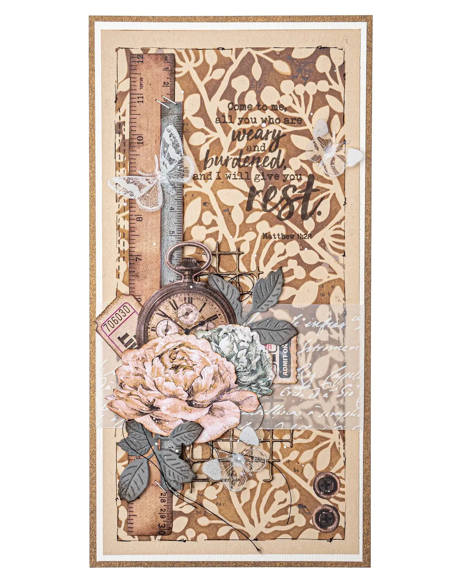 STUDIOLIGHT STUDIOLIGHT JENINE'S MINDFUL ART COLLECTION INNER PEACE BERRIES STENCIL