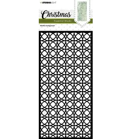 STUDIOLIGHT STUDIOLIGHT ESSENTIALS COLLECTION CHRISTMAS SLIMLINE BACKGROUND STENCIL