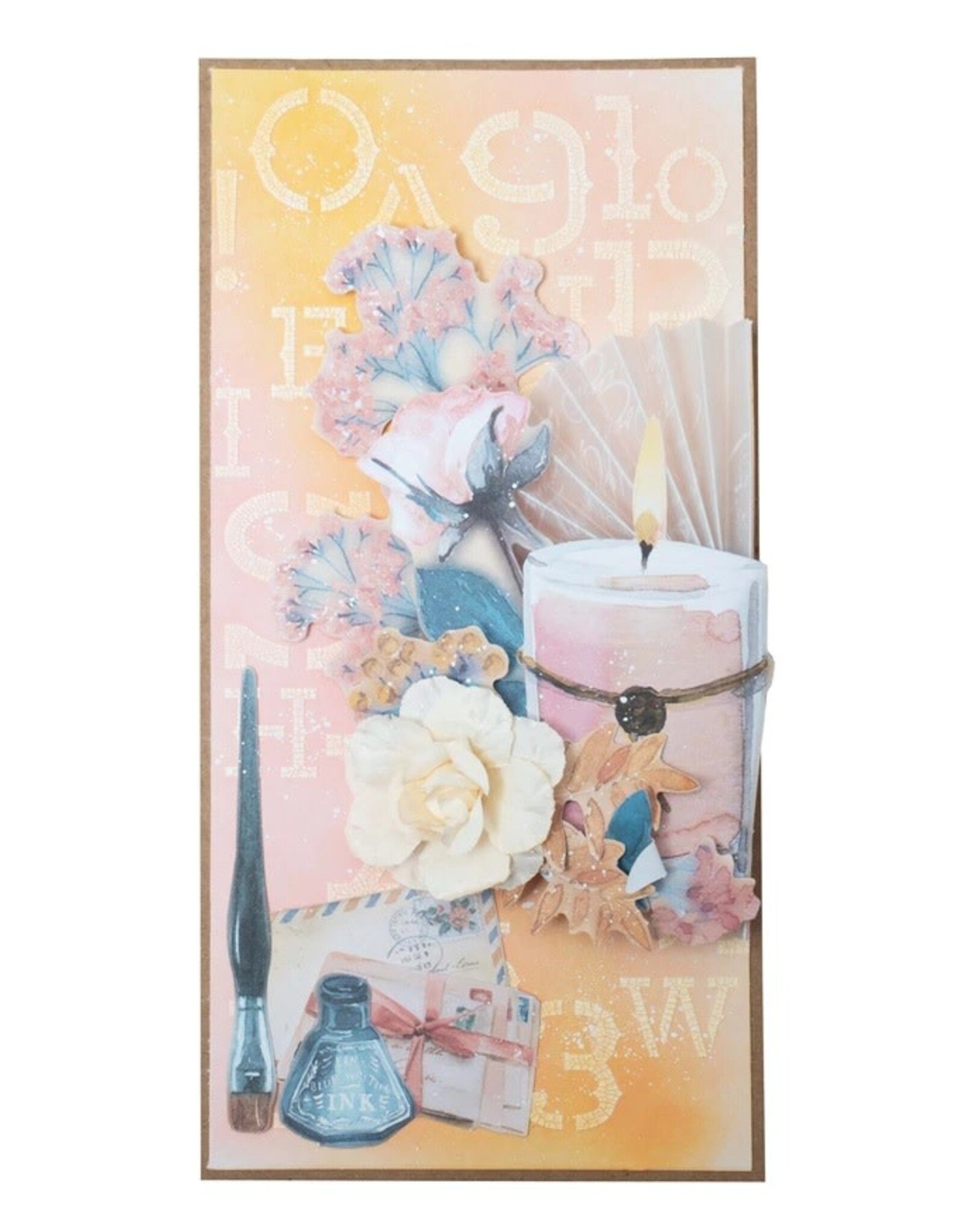 STUDIOLIGHT STUDIOLIGHT JENINE'S MINDFUL ART WRITE YOUR STORY OLD LETTERS STENCIL