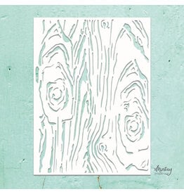 MINTAY MINTAY KREATIVA WOODGRAIN 6x8 STENCIL