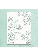 MINTAY MINTAY KREATIVA BIRDS 6x8 STENCIL