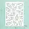 MINTAY MINTAY KREATIVA PEACOCK FEATHERS 6x8 STENCIL