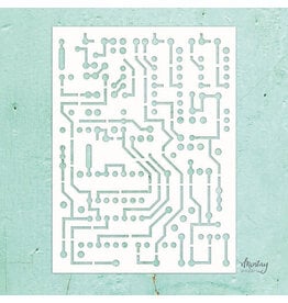 MINTAY MINTAY KREATIVA CIRCUIT BOARD 6x8 STENCIL