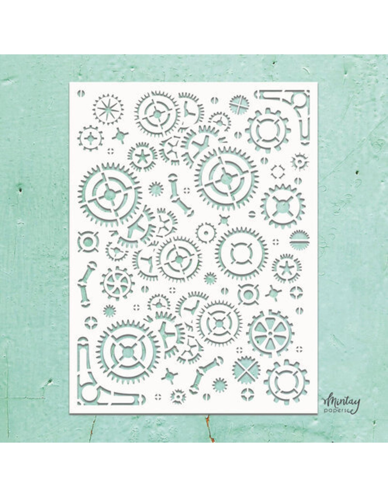 MINTAY MINTAY KREATIVA STEAMPUNK 6x8 STENCIL