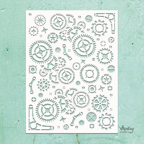 MINTAY MINTAY KREATIVA STEAMPUNK 6x8 STENCIL