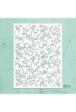 MINTAY MINTAY KREATIVA FLORAL SWIRLS 6x8 STENCIL