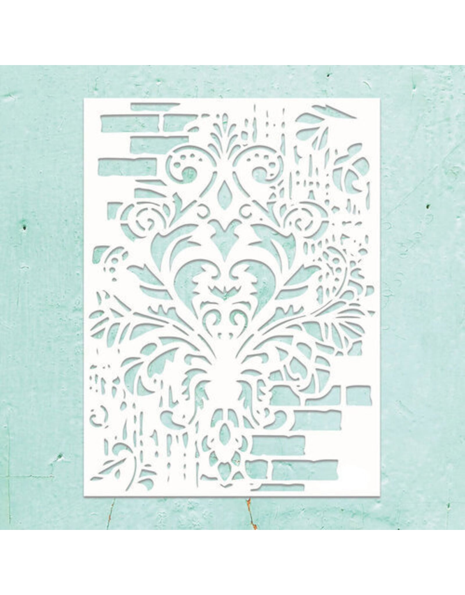 MINTAY MINTAY KREATIVA DECORATED WALL 6x8 STENCIL