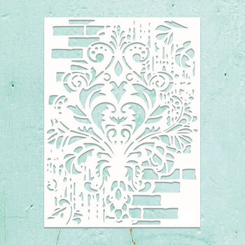 MINTAY MINTAY KREATIVA DECORATED WALL 6x8 STENCIL