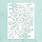 MINTAY MINTAY KREATIVA DECORATED WALL 6x8 STENCIL
