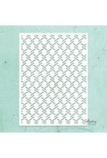 MINTAY MINTAY KREATIVA CHECKERED PLATE 6x8 STENCIL